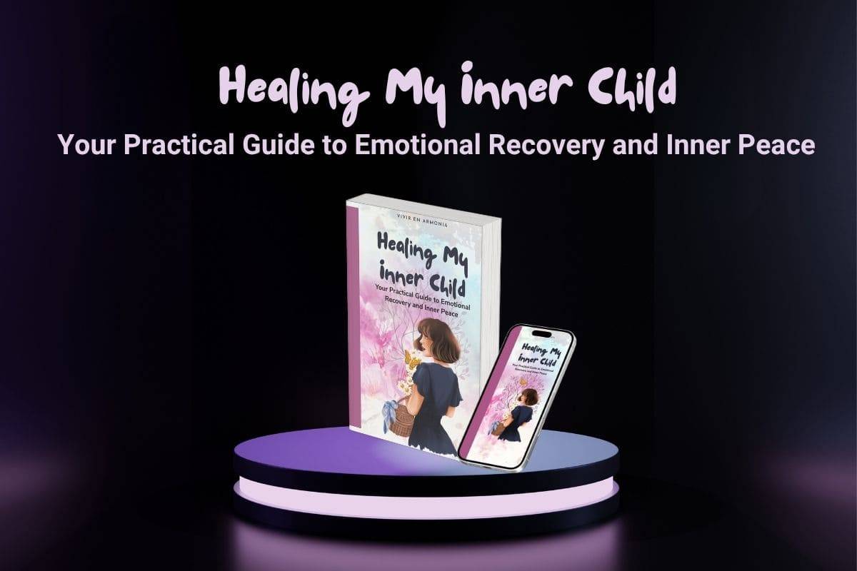 Mockup image of the ebook "Healing My Inner Child" – A practical guide to emotional recovery and inner peace for women ready to reconnect with themselves.